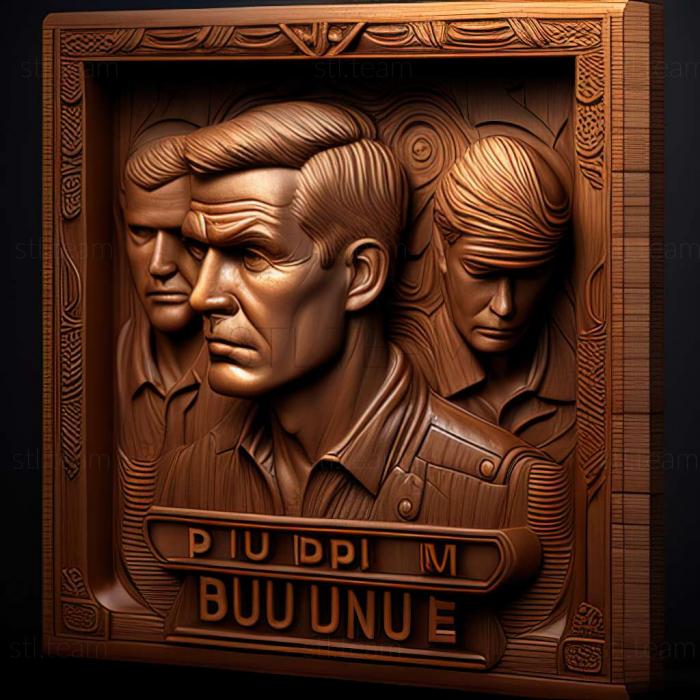 3D model Robert Ludlums The Bourne Conspiracy game (STL)